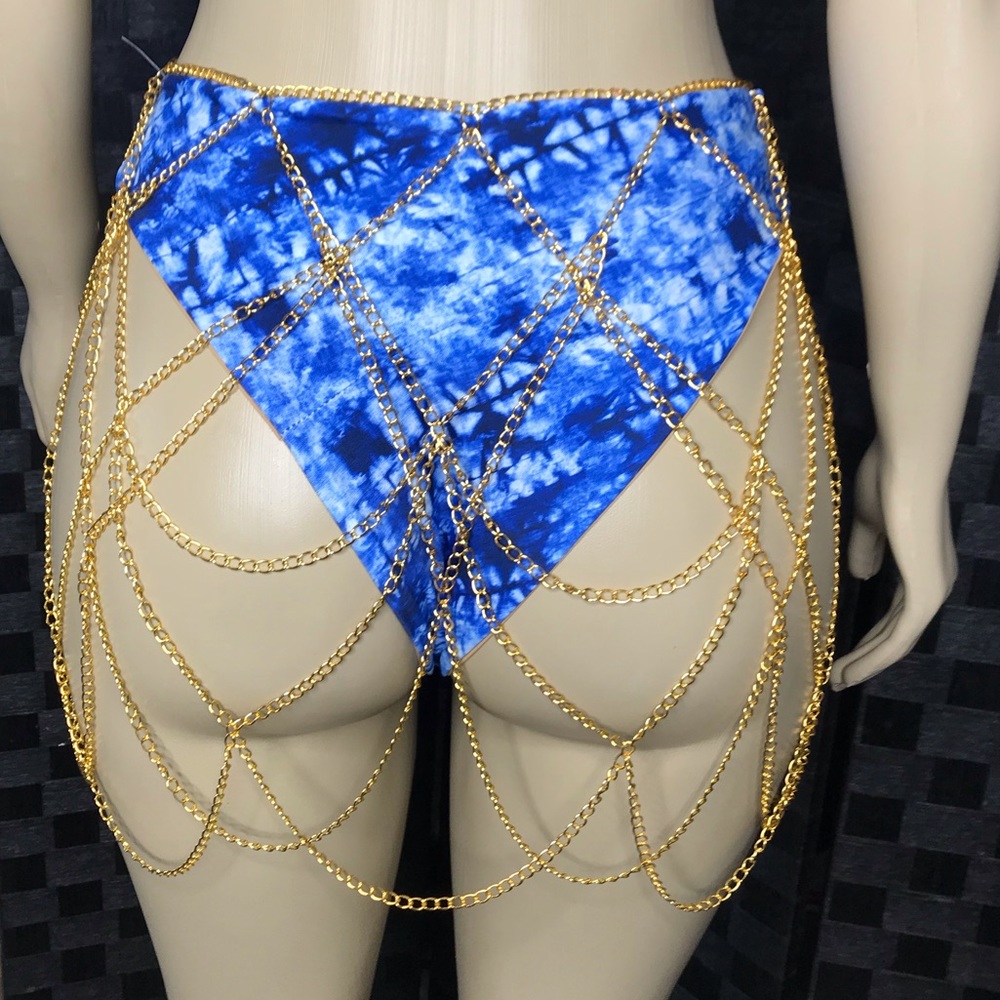 Chain bikini coverup